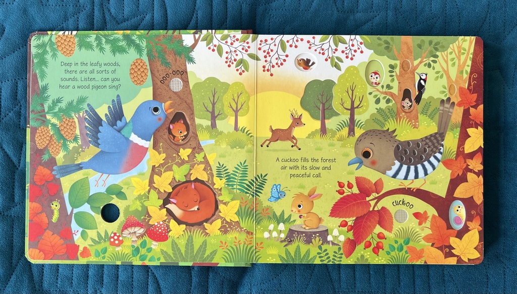 Woodland Sounds | Usborne books for kids in English | The Kids' Nook Oman