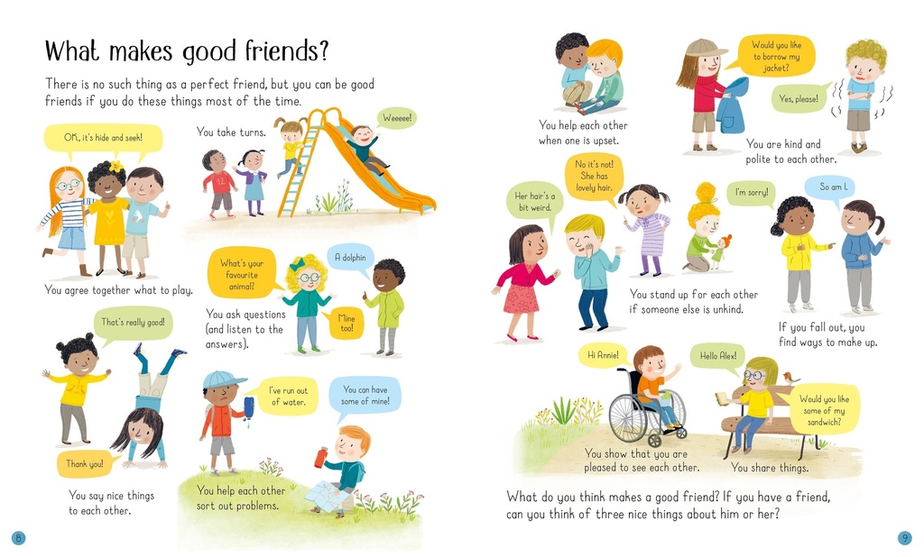 All About Friends | Usborne books for kids in English | The Kids' Nook Oman