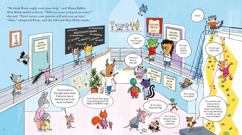 Miss Molly's School of Confidence | Usborne books in English for kids | The Kids' Nook Oman