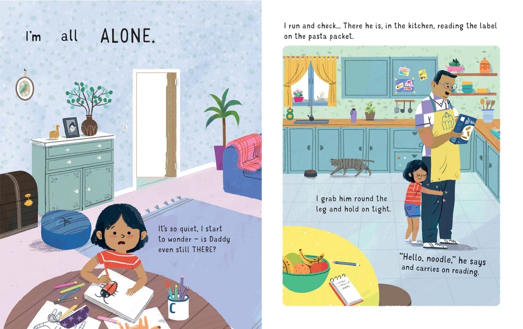 I'm Not (Very) Afraid of Being Alone | Usborne books in English for kids | The Kids' Nook Oman