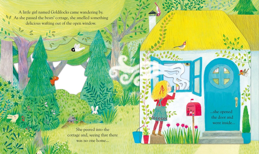 Peep Inside a Fairy Tale: Goldilocks and the Three Bears | Usborne | English books for kids | The Kids' Nook Oman