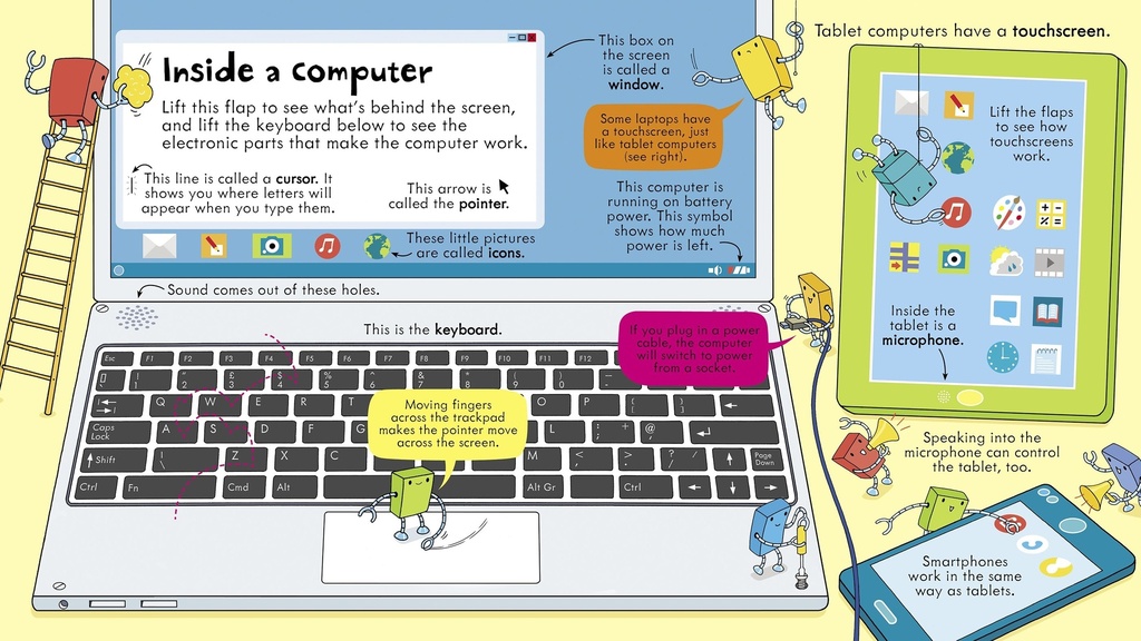 Look Inside How Computers Work | Usborne books in English for kids | The Kids' Nook Oman