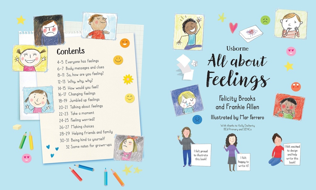 All About Feelings | Usborne books for kids | The Kids' Nook Oman