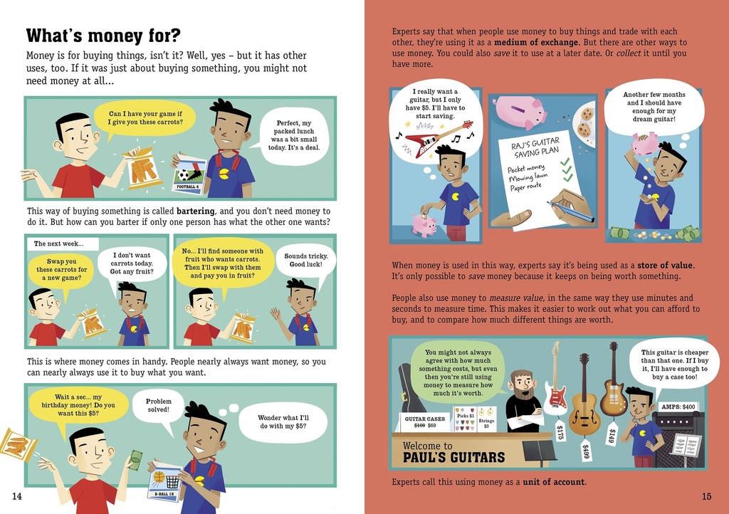 Money for Beginners | Usborne books for kids | The Kids' Nook Oman