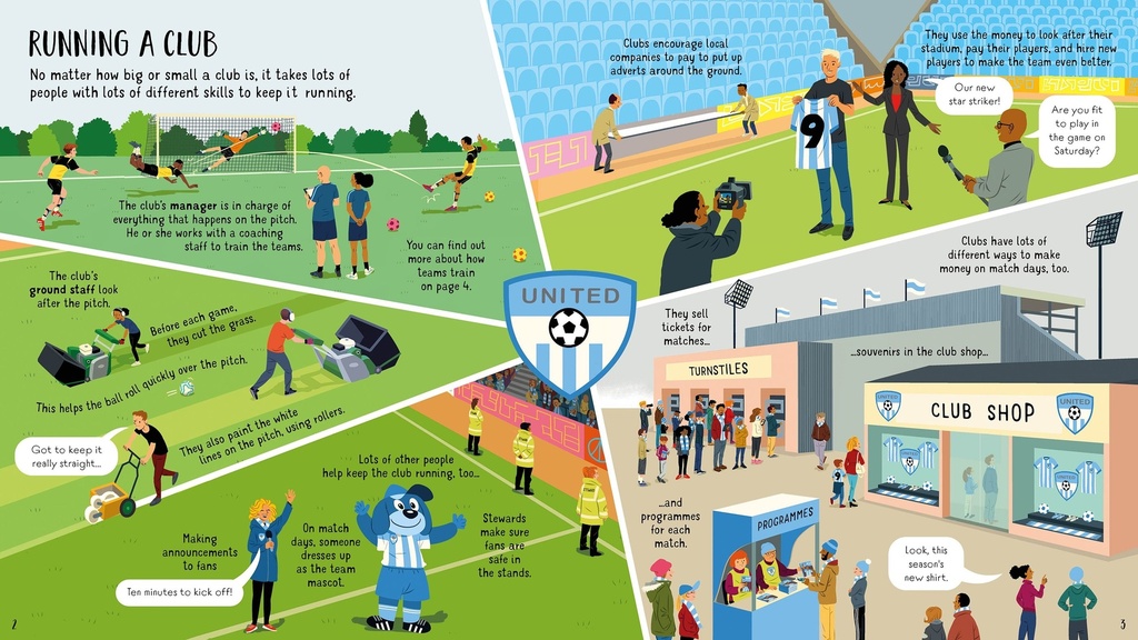 Look Inside Football | Usborne books for kids | The Kids' Nook Oman