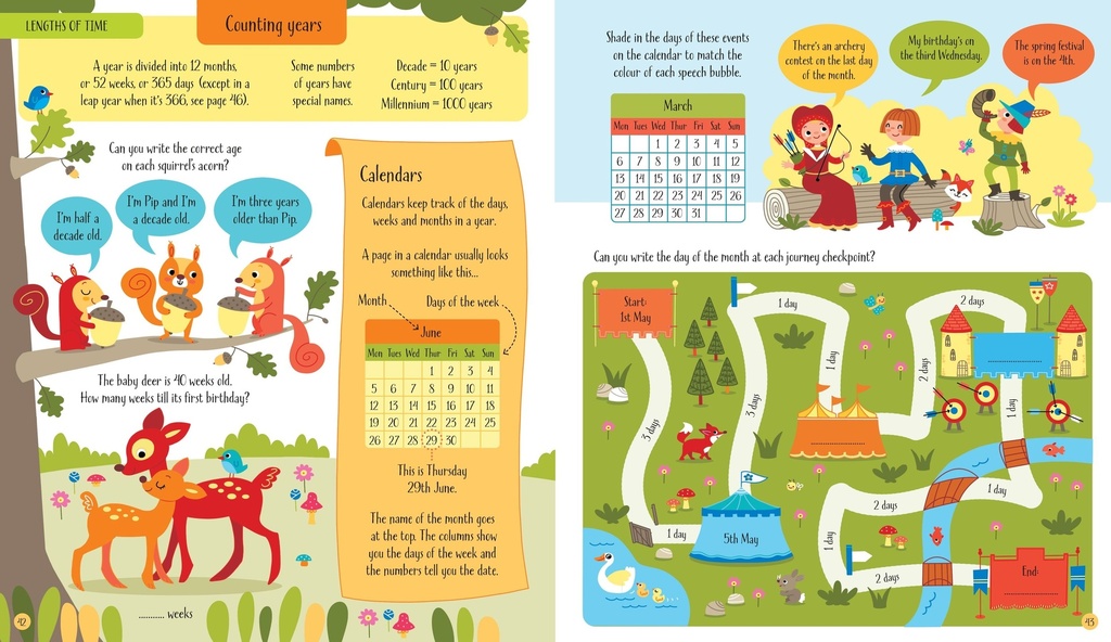 Telling the Time Activity Book | kid's Oman | learning books