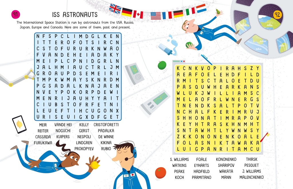 100 Children's Wordsearches: Space